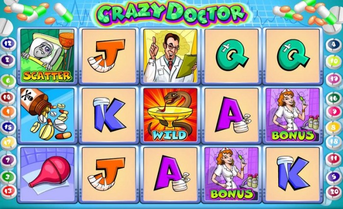 Веселые игровые автоматы «Crazy Doctor» на портале 1xslots casino